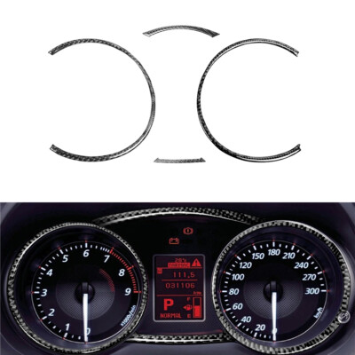 For Mitsubishi Lancer / EVO X 08-15 Carbon Fiber Dashboard Instrument Panel Trim