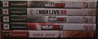 NBA 2K9 2K10 2K11 NBA LIVE 08 NBA 2K2 Lot Of 5 CIB Untested PS2 Playstation 2