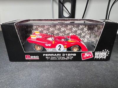 Brumm 1:43 Ferrari 312PB #2 Daytona 6H 1972 Ickx/Andretti R260   Diecast Model
