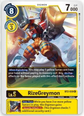 DIGIMON CARD GAME BT01-03 RELEASE SPECIAL BOOSTER VER.1.5 R RARE CARD (ENG)