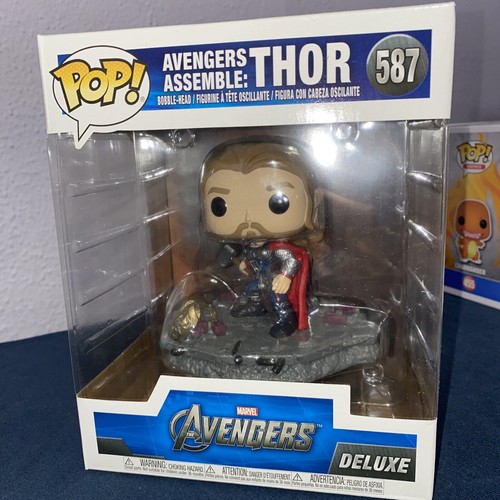 Funko Pop Avengers Assemble Thor #587 Marvel Avengers Deluxe Brand New | eBay