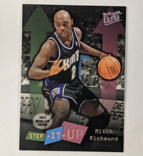 Mitch Richmond 1996-97 Fleer Ultra GOLD MEDALLION G-284 Basketball Card NBA
