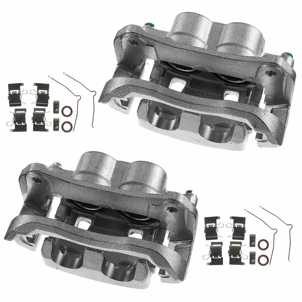 4x Brake Caliper w/ Bracket for Toyota Highlander 10-13 2.7L 3.5L Front & Rear - Image 4 of 4