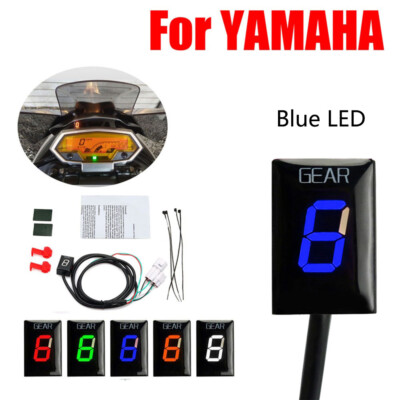 Blue LED Motorcycle Gear Indicator Display for Yamaha Fz6 Fz1 YZF