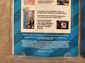 ESPN National Hockey Night (Sega CD, 1994) Complete - Authentic Disk NR MINT
