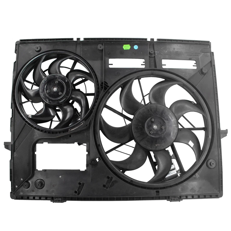 Radiator Cooling Fan Assembly Fits VW Touareg 2004-10 Audi Q7 2011-15 7L0121207D - Изображение 2 из 3