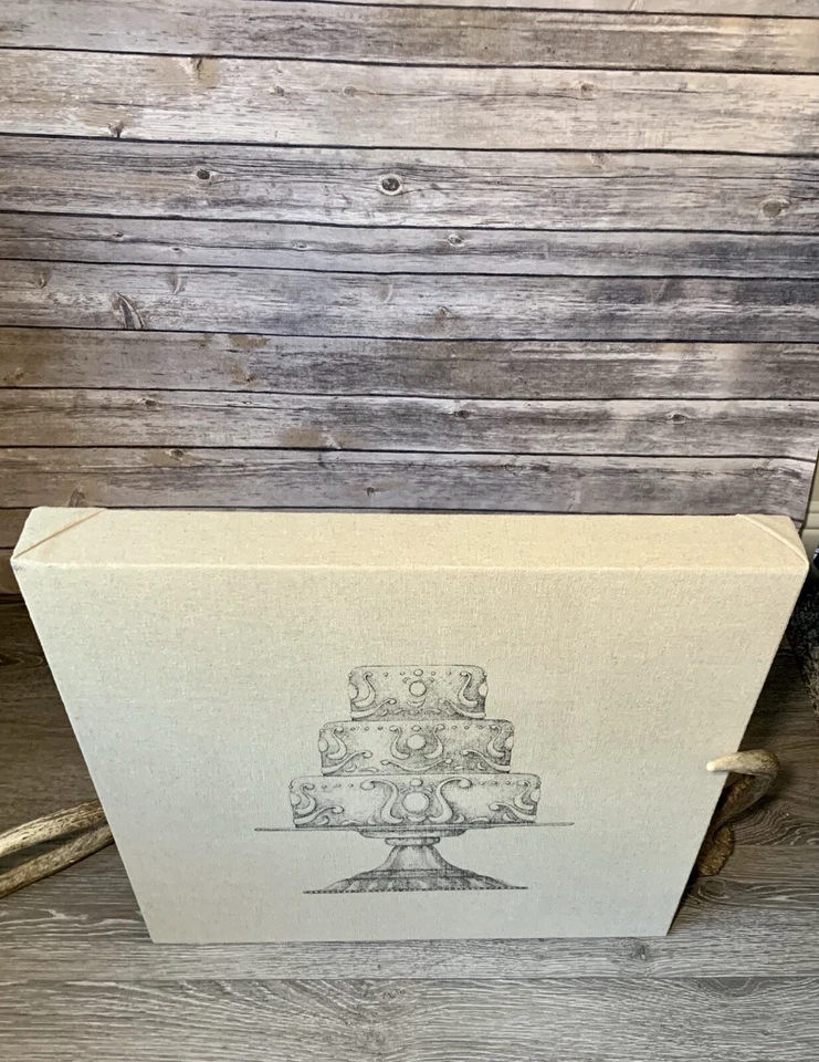 Linen Hand Screened Magnetic Board Message Memo Cake Bakery Well Made! - Image 2 of 4