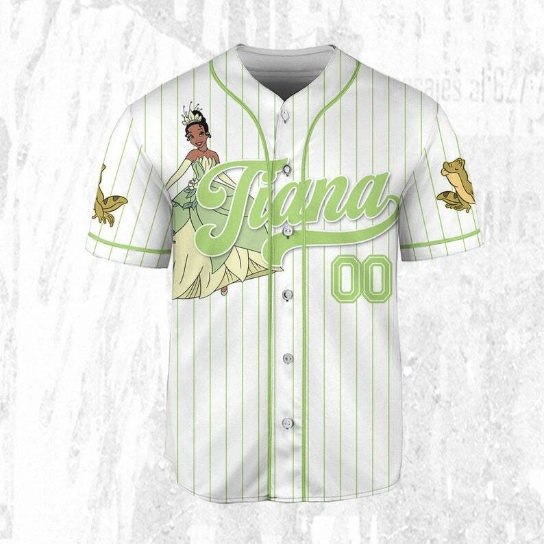 Custom Disney Princess Tiana Princess and the Frog Simple Jersey