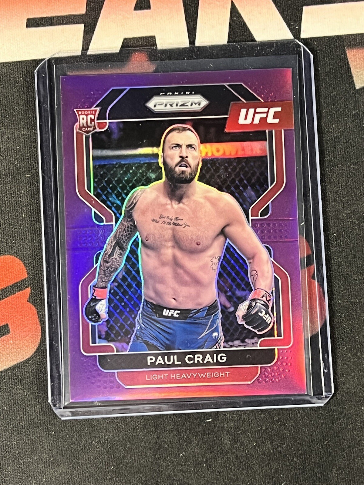 Prizm UFC 2022 Paul Craig Rookie RC #170 Purple Prizm /149 Light Heavyweight