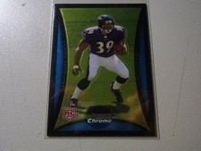 Ray Rice 2008 Bowman Chrome #BC73 Ravens Rookie Card  Baltimore Ravens