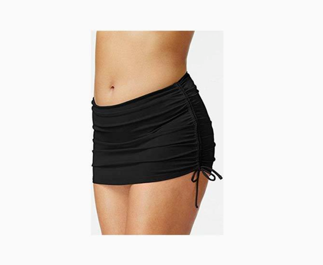 tie swim skirt
