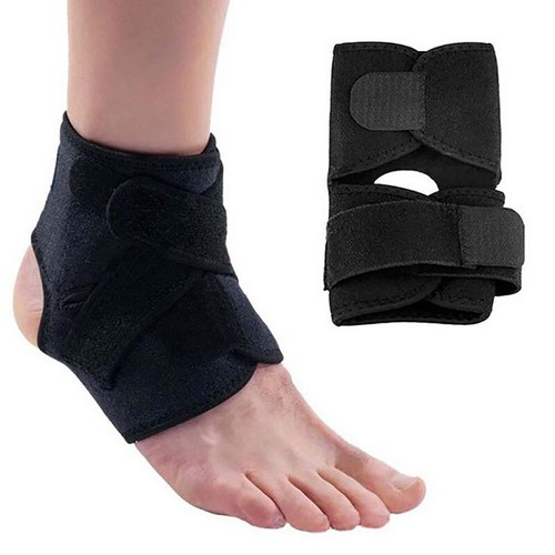 Adjustable Sports Compression Elastic Ankle Brace Support Sprain Fitness. ^❤ - Picture 8 of 9