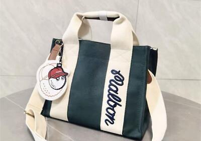 Malbon Golf Cart Bag Tote Bag Green 27 × 20 × 14 cm/10.6 Malbon Golf Cart Bag Tote Bag Green 27 × 20 × 14 cm/10.6