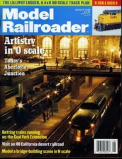 Model Railroader Magazine August 1998 Artistry in O scale