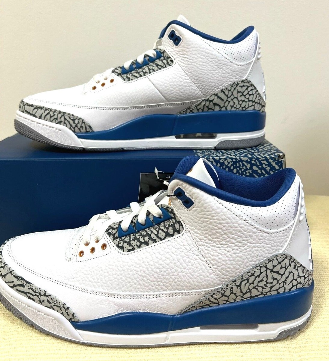 Nike Air Jordan 3 Retro CT8532-148 Wizards True Blue