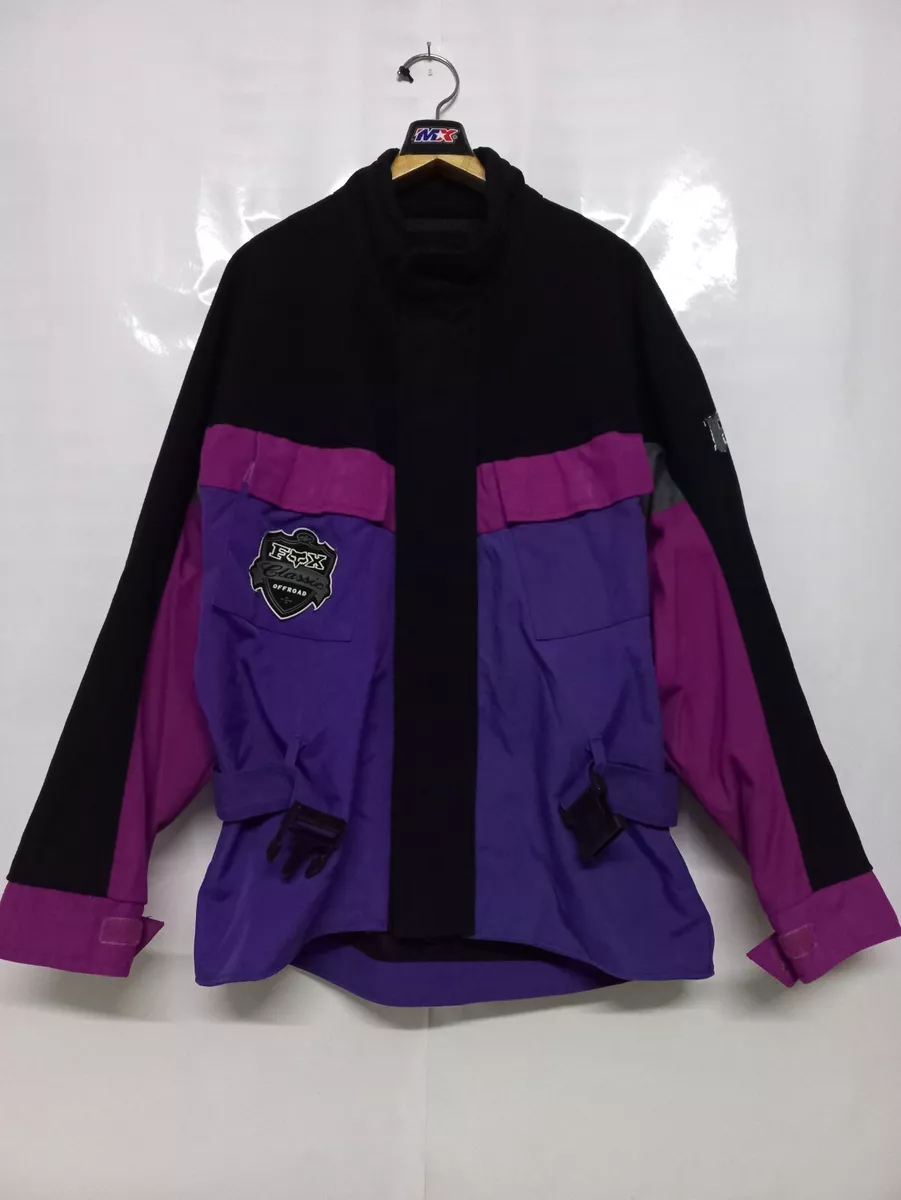Vintage Motocross Fox Classic Offroad Jacket Enduro Touring Purple