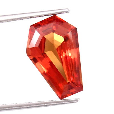 Wunderschön Natürlich Ceylon Padparadscha Saphir Kostüm Lose Edelstein Schnitt