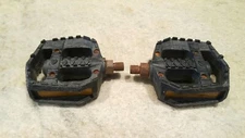 Old School BMX Wellgo 1/2" LU-470 Pedals w/ Hearts  