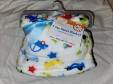 Swiggies Baby Blanket Cars Bus Automobile Star Soft Plush Dolgen Corp 30x36"