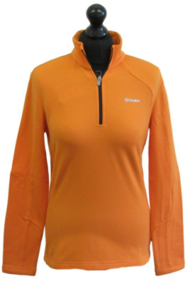 COLMAR Womens Orange 1/2 Zip Thermal Mid-Layer Ski Sweater Top Medium BNWT