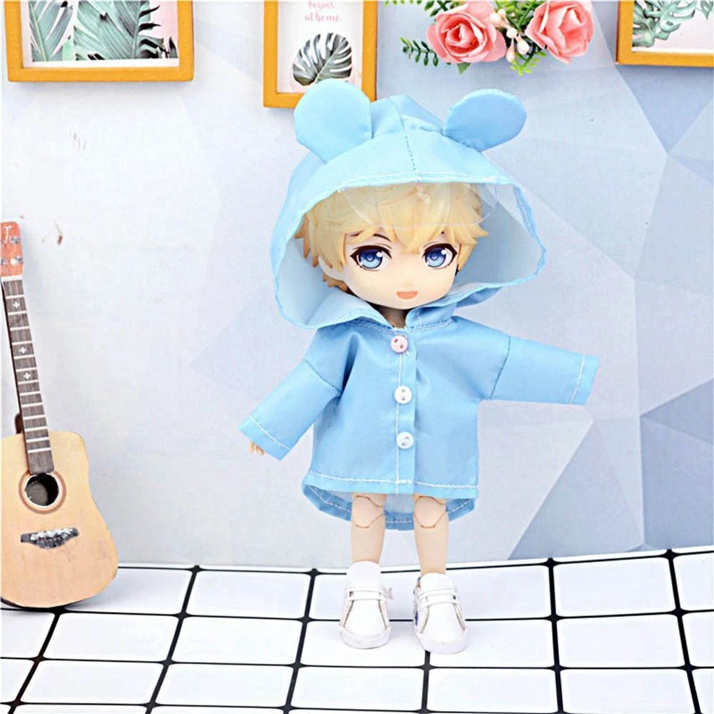 VETEMENTS Accessori vestiti PU pelle giacche felpe con cappuccio bambola jeans moda bambola pantaloncini