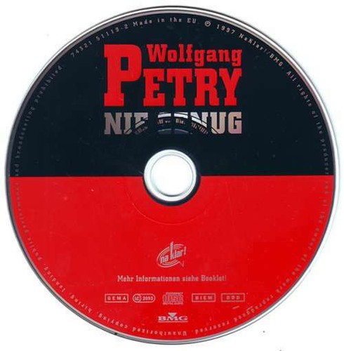 Wolfgang Petry - Nie Genug CD Album 3308 - Picture 4 of 4