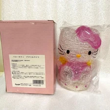 Sanrio Hello Kitty 1998 Acrylic Light Crystal Christmas Tree Melody Tested Worki