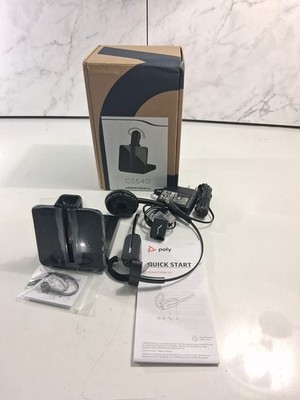 Plantronics CS540 Wireless DECT Headset w/ Bluetooth Volume Control Over Ear NEW
