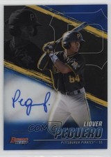 2021 Bowman's Best of Blue Refractor 66/150 Liover Peguero #B21-LP Auto 0v0m