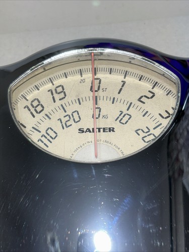 Salter Mechanical Bathroom Scales Easy Read Analogue Dial Adjustable Max 130kg - Picture 3 of 8