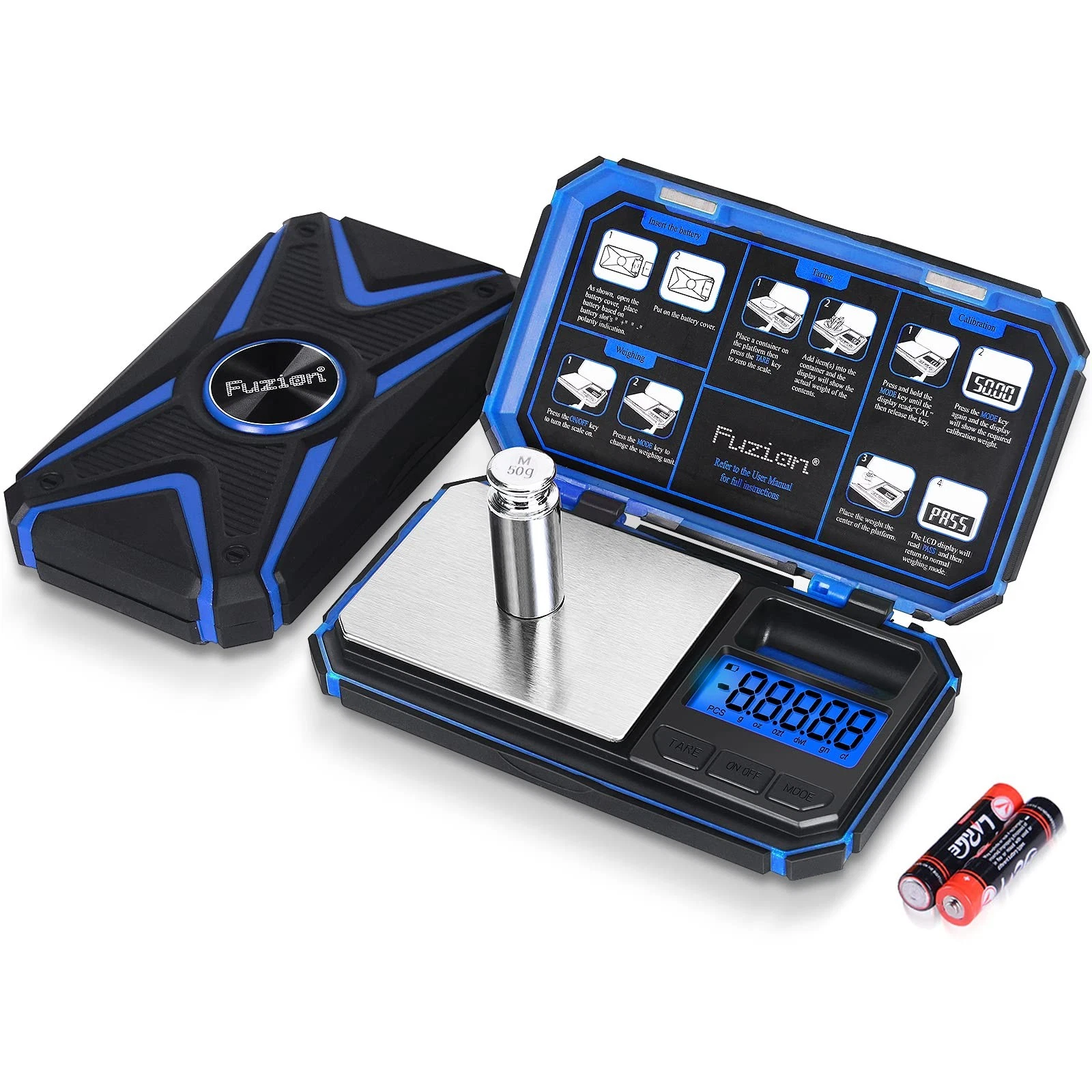 Digital Pocket Scale, TU-X 200g/0.01g Gram Scale with 6 Units for Personal Ho...