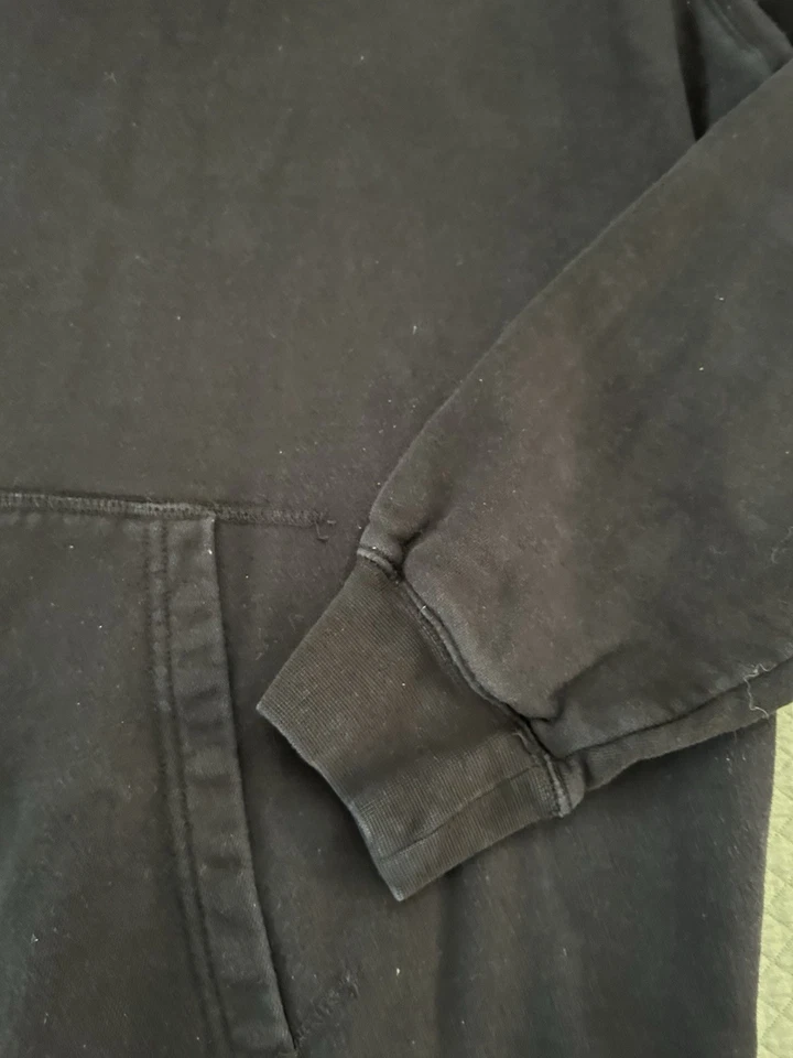 Sullen Art Collective 连帽衫男式 2XL 重量级黑色骷髅刀 — 第 4/4 张图片