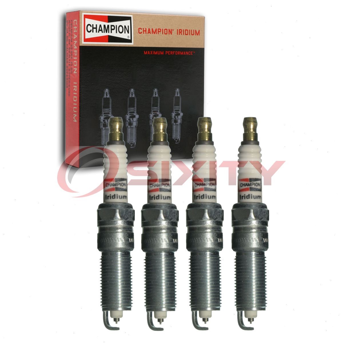 4 pc Champion Iridium Spark Plugs for 2002-2005 Jeep Liberty 2.4L L4 ll