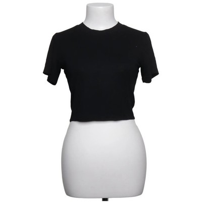 Studio Studio, T-shirt, Größe: S, Schwarz, Einfarbig, Damen #PjS