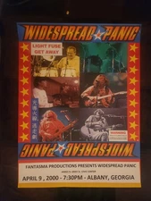 WIDESPREAD PANIC POSTER 2000 ALBANY GEORGIA CIVIC CENTER * ORIGINAL VENUE PRINT