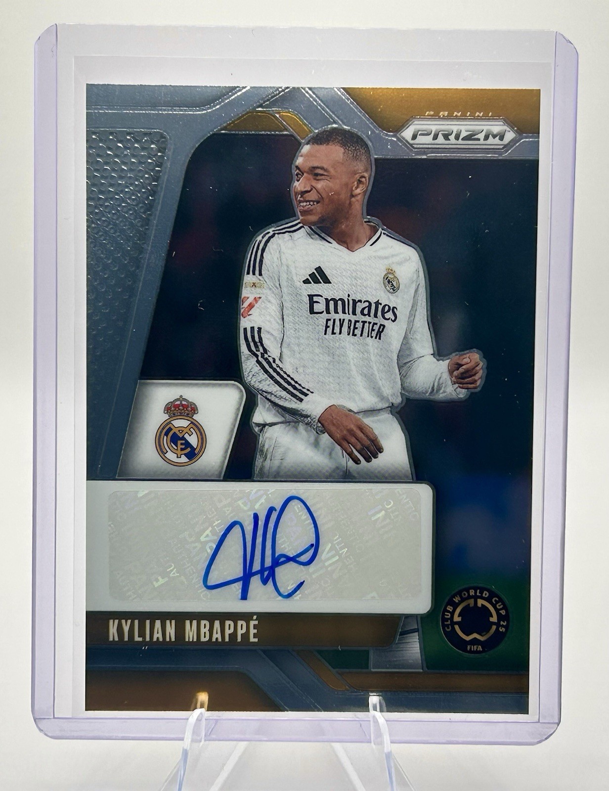 Kylian Mbappe 2025 Prizm Club World Cup #27 Signatures Price Guide 