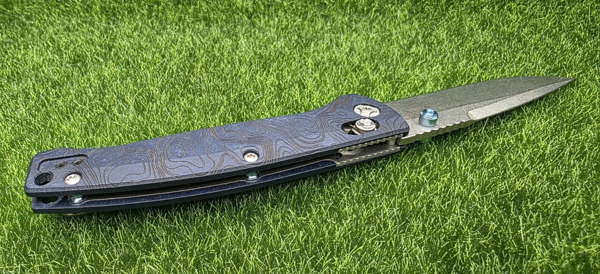 Hogue #24456 Mysto ABLE Lock Manual Folder Knife (Water) Richlite