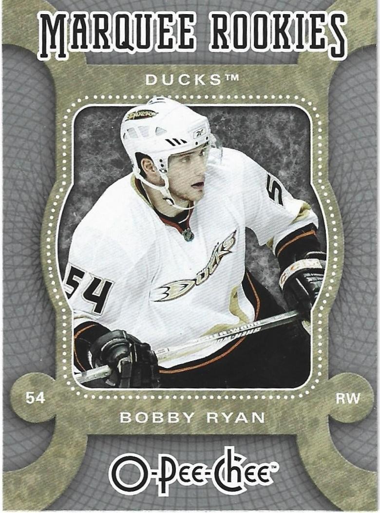 2007-08 O-Pee-Chee - Marquee Rookies Bobby Ryan #501 (RC) Anaheim Ducks