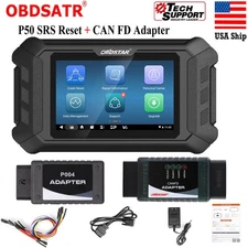 OBDSTAR P50 SRS Reset Tool + CAN FD Adapter Cover 95 Brand 15200+ E-C-U Part No.