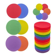 Carpet Spot Markers 60 Pcs, 4Inch Nylon Dots for Classroom, Yoga, PE, Preschool