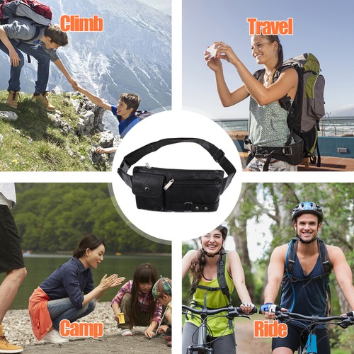 1Pc Men Waist Bag Sports Chest Bag Casual Sling Shoulder Backpack - Picture 10 of 12