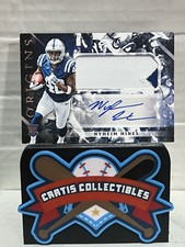 2018 Panini Origins Football Rookie Jumbo Patch AUTO #120 Nyheim Hines RC