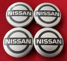 🟢 4x Nissan Felgendeckel / Nabendeckel / Felgenkappen 60mm 🟢