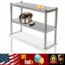 Stainless Steel Work Table Food Prep Shelf Station Commercial Kitchen Restaurant