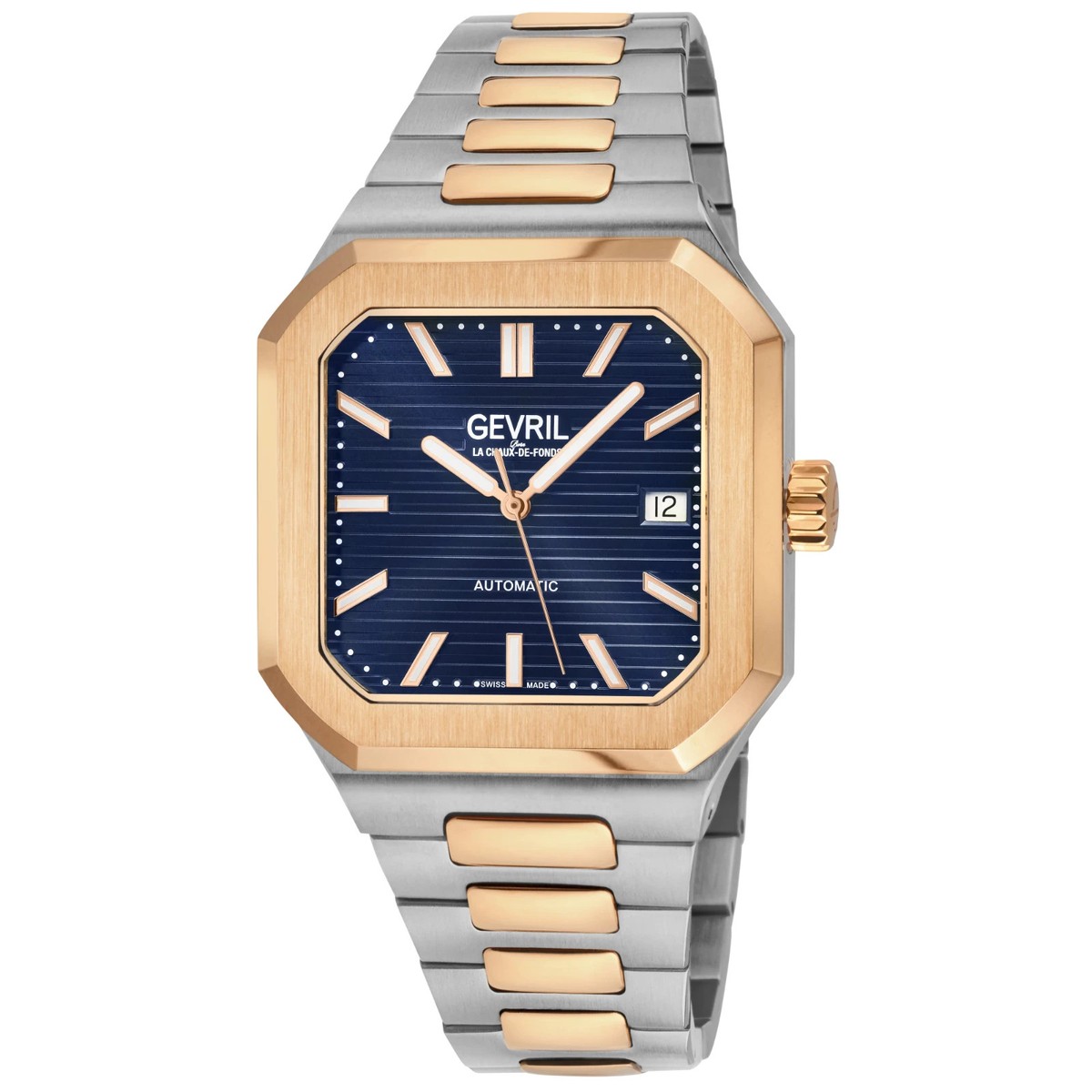 Gevril 41303B Men's Grand Concourse 316L Stainless Steel Swiss