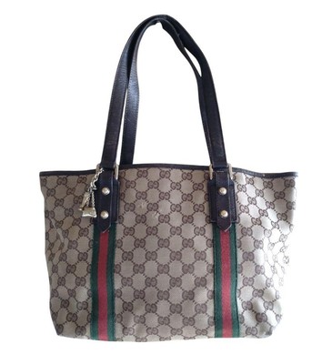 Gucci Gg Pattern Tote Bag Schultertasche