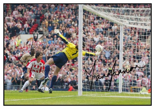 12566. David Seaman Signed Pictures (A4 Prints) Arsenal Man City England QPR etc
