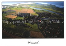 	Greetsiel Krummhoern Aurich Niedersachsen Fliegeraufnahme
