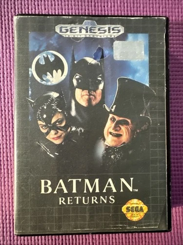Batman Returns Sega Genesis Authentic Original Game OEM Case - Missing Manual!