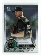 2018 BOWMAN TOP 100 ALEC HANSEN #BTP-34 RC WHITE SOX